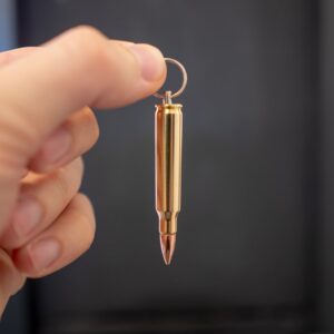 .223 Remington (5.56mm NATO) Patrone als Anhänger