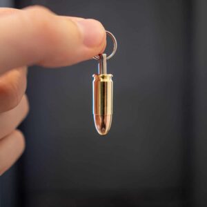 9mm Patrone als Anhänger