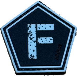 [Area49] "F im Fünfeck" Patch